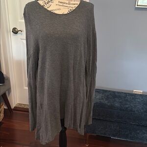 Eileen Fisher Gray Crew Neck Sweater